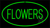 Green Flowers Neon Sign