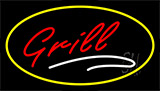 Grill Yellow Neon Sign