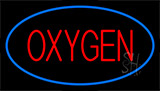 Oxygen Blue Neon Sign