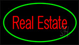 Real Estate Green Neon Sign