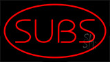 Subs Red Neon Sign