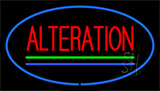 Red Alteration Blue Green Line Neon Sign