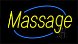 Yellow Massage Neon Sign