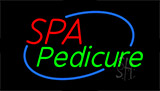 Spa Pedicure Animated Neon Sign