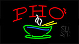 Red Pho Animated Neon Sign