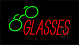 Glasses With Logo Animated Neon Sign