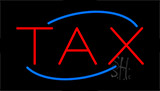 Tax Animated Neon Sign