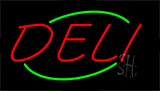 Red Deli Animated Neon Sign