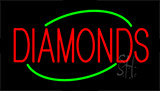 Diamonds Flashing Neon Sign
