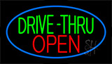 Drive Thru Open Animated Neon Sign