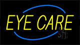 Yellow Eye Care Animated Neon Sign