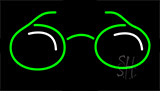 Glasses Logo Animated Neon Sign