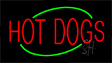 Hot Dogs Animated Neon Sign