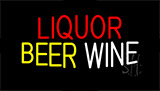 Liquor Beer Wine Animated Neon Sign
