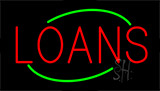 Red Loans Animated Neon Sign