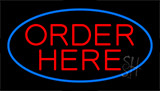 Order Here Animated Neon Sign