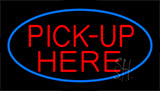 Pick Up Here Animated Neon Sign