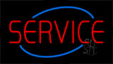 Service Animated Neon Sign