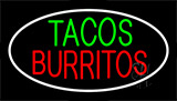 Tacos Burritos Animated Neon Sign