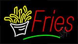 Fries Animated Neon Sign