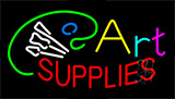 Art Supplies With Logo Flashing Neon Sign