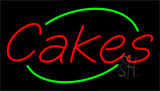 Red Cakes Animated Neon Sign