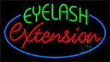 Green Eyelash Red Extension Neon Sign