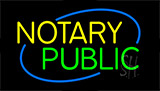 Notary Public Animated Neon Sign