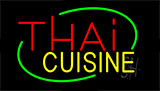 Thai Cuisine Animated Neon Sign