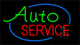 Auto Service Flashing Neon Sign