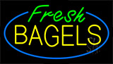 Fresh Bagels Animated Neon Sign
