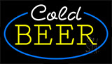 Cold Beer Block Animated Neon Sign
