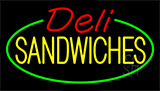 Deli Sandwiches Animated Neon Sign