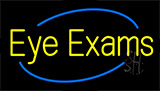 Yellow Eye Exams Animated Neon Sign