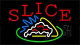Pizza Slice Animated Neon Sign