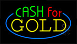 Cash For Gold Animated Neon Sign