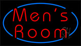 Mens Room Animated Neon Sign