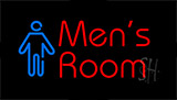 Mens Room Logo Animated Neon Sign
