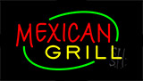 Mexican Grill Animated Neon Sign