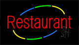 Multi Colored Restaurant Animated Neon Sign