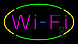 Multi Colored Wifi Animated Neon Sign