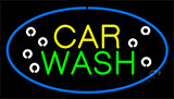 Car Wash Blue Neon Sign