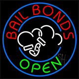 Bail Bonds Open Neon Sign