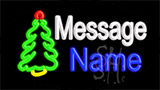 Custom Christmas Tree Animated Neon Sign