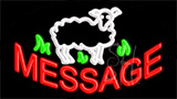 Custom Sheep Animated Neon Sign