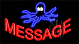 Custom Octopus Animated Neon Sign