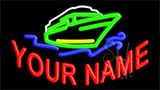Custom In Red Ship Animated Neon Sign