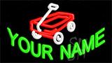 Custom Cart Animated Neon Sign