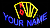 Custom Poker Animated Neon Sign