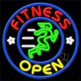 Fitness Open Neon Sign